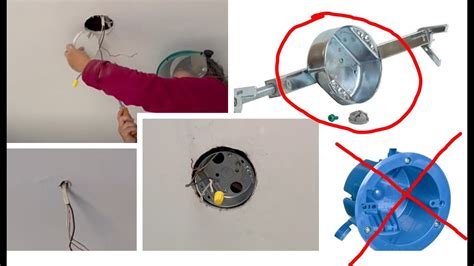 can.you put electrical boxes in ceiling|hanging electrical outlet from ceiling.